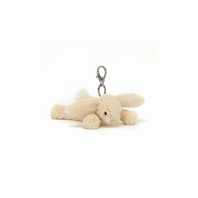 Jellycat Smudge Rabbit Bag Charm Australia | 059678WNJ